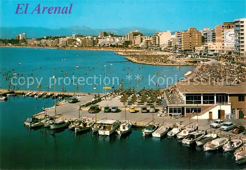AK / Ansichtskarte El_Arenal_Mallorca Fliegeraufnahme Hafen El_Arenal_Mallorca