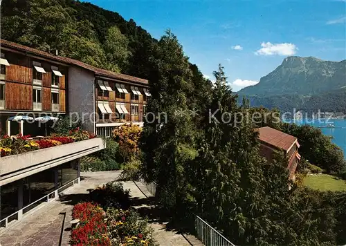 AK / Ansichtskarte Gersau_Vierwaldstaettersee Hotel Ferienhaus SBHV Rotschuo Gersau_Vierwaldstaettersee