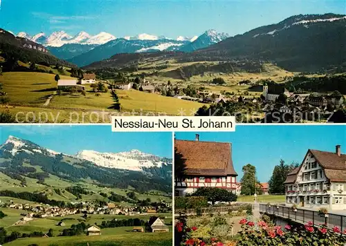 AK / Ansichtskarte Nesslau Neu Sankt Johann Panoramen Nesslau