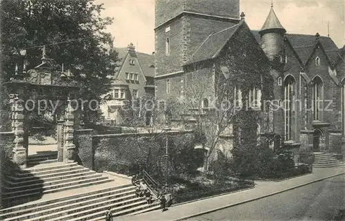AK / Ansichtskarte Meissen_Elbe_Sachsen Tuchmachertor und Frauenkirche Meissen_Elbe_Sachsen