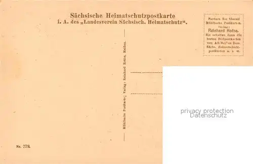AK / Ansichtskarte Alt_Meissen_Elbe Rote Stufen Serie Saechsische Heimatschutzpostkarte Folge 4 Nr 6 Alt_Meissen_Elbe