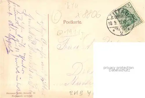 AK / Ansichtskarte Oybin Panorama Blick von der Ludwigshoehe Berg Oybin Zittauer Gebirge Oybin