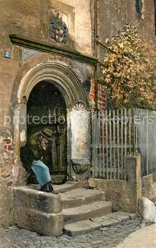 AK / Ansichtskarte Alt_Meissen_Elbe Burglehnpforte Photochromie Alt_Meissen_Elbe