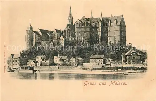 AK / Ansichtskarte Meissen_Elbe_Sachsen Albrechtsburg Meissen_Elbe_Sachsen