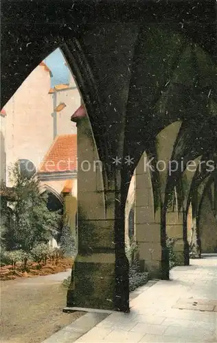 AK / Ansichtskarte Alt_Meissen_Elbe Kreuzgang am Dom Photochromie Alt_Meissen_Elbe