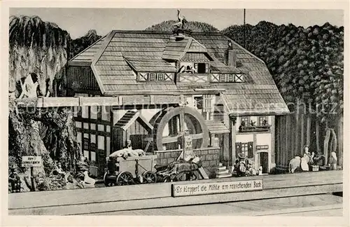 AK / Ansichtskarte Meissen_Elbe_Sachsen Kleine Kuckucksmuehle Mechanisches Kunstwerk Erbauer Max Voetchen Meissen_Elbe_Sachsen