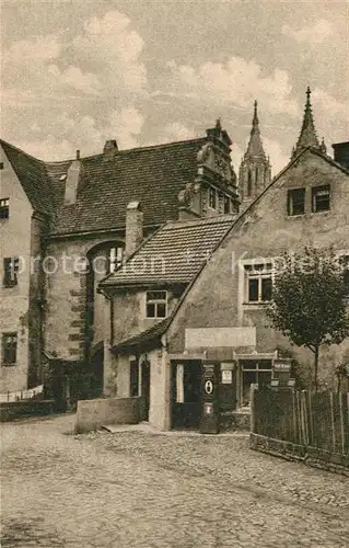 AK / Ansichtskarte Alt_Meissen_Elbe Motiv Burglehn von Westen Serie Saechsische Heimatschutzpostkarte Alt_Meissen_Elbe