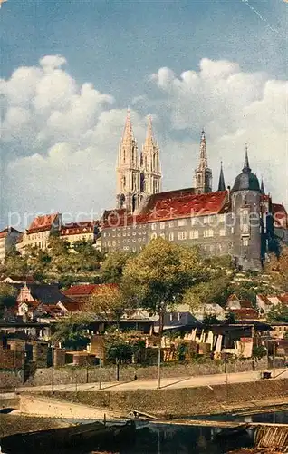 AK / Ansichtskarte Meissen_Elbe_Sachsen Albrechtsburg und Dom Meissen_Elbe_Sachsen