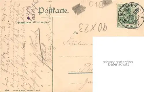 AK / Ansichtskarte Meissen_Elbe_Sachsen Westtuerme des Domes zu Meissen nach ihrer Vollendung nach Entwurf von Oberbaurat Schaefer Meissen_Elbe_Sachsen