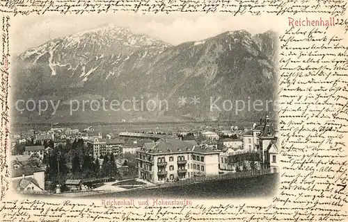 AK / Ansichtskarte Bad_Reichenhall Panorama mit Blick zum Hohenstaufen Chiemgauer Alpen Bad_Reichenhall