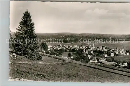 AK / Ansichtskarte Schonach_Schwarzwald Panorama Schonach Schwarzwald