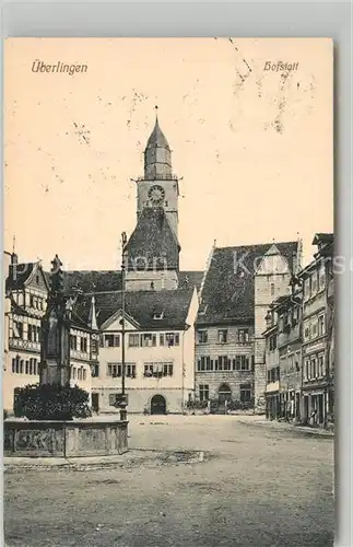 AK / Ansichtskarte ueberlingen_Bodensee Hofstatt ueberlingen Bodensee