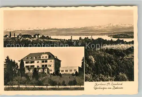 AK / Ansichtskarte ueberlingen_Bodensee Kurhaus Sankt Leonhard ueberlingen Bodensee