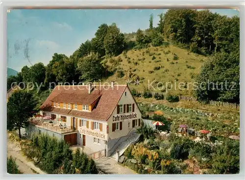 AK / Ansichtskarte Muehlhausen_Taele Cafe Restaurant Hoehenblick Muehlhausen_Taele