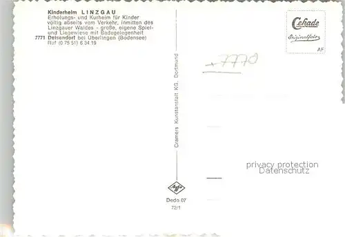 AK / Ansichtskarte Deisendorf Kinderheim Linzgau Deisendorf