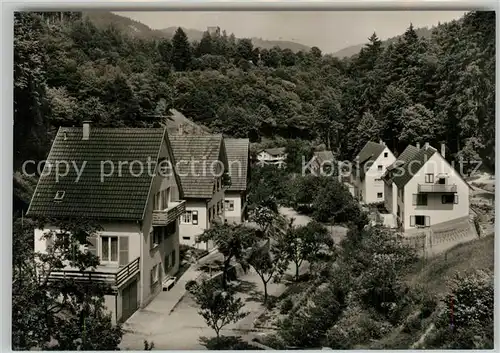 AK / Ansichtskarte Hornberg_Schwarzwald Burgstrasse Hornberg Schwarzwald