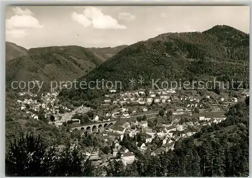 AK / Ansichtskarte Hornberg_Schwarzwald Panorama Hornberg Schwarzwald