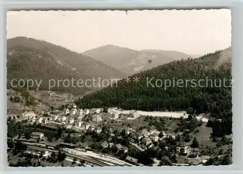 AK / Ansichtskarte Hornberg_Schwarzwald Fliegeraufnahme Hornberg Schwarzwald