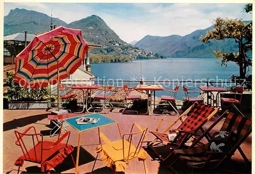 AK / Ansichtskarte Lugano_TI Hotel Condor Rigi Lugano_TI