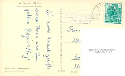 AK / Ansichtskarte Waffenrod Schnett Waffenrod