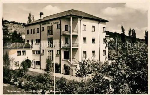 AK / Ansichtskarte Bad_Mergentheim Sanatorium Dr. Ketterer Bad_Mergentheim