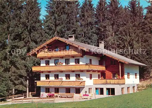 AK / Ansichtskarte Wildschoenau_Tirol Erholungsheim Haas Waldhof Tiefental Wildschoenau Tirol