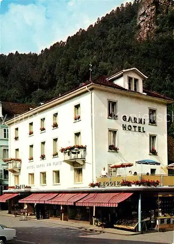 AK / Ansichtskarte Bad_Ragaz Hotel Garni Am Platz Bad_Ragaz