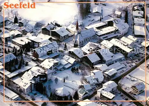 AK / Ansichtskarte Seefeld_Tirol Fliegeraufnahme Seefeld Tirol