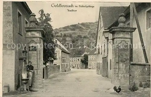 AK / Ansichtskarte Goldkronach Stadttor  Goldkronach