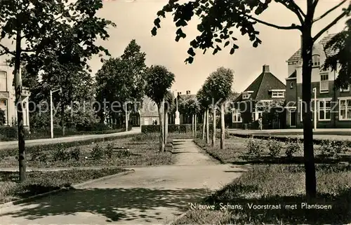 AK / Ansichtskarte Bad_Nieuweschans Voorstraat met Plantsoen 