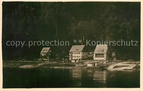 AK / Ansichtskarte Rathen_Saechsische Schweiz Haus Sonnenheim  Rathen Saechsische Schweiz