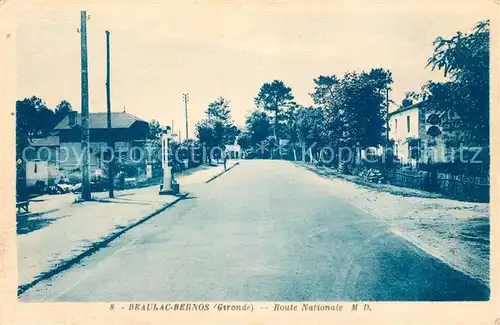 AK / Ansichtskarte Bernos Beaulac Route Nationale Bernos Beaulac