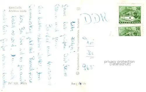 AK / Ansichtskarte Kiskoroes Altalanos Iskola 