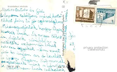 AK / Ansichtskarte Koeroesladany Reszletek 