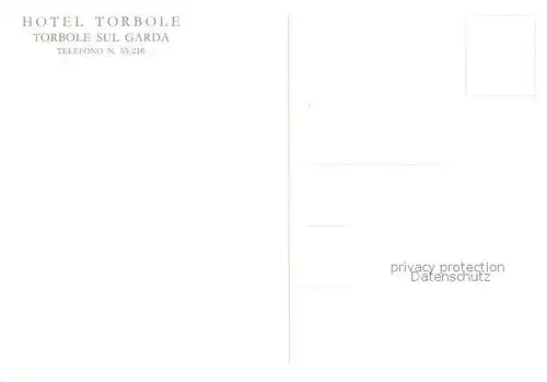 AK / Ansichtskarte Torbole_Lago_di_Garda Hotel Torbole Torbole_Lago_di_Garda