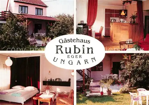 AK / Ansichtskarte Eger_Erlau Gaestehaus Rubin  Eger_Erlau