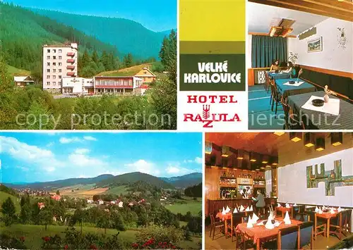 AK / Ansichtskarte Velke_Karlovice Hotel Razula Velke Karlovice