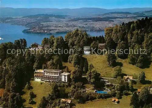 AK / Ansichtskarte Buergenstock Fliegeraufnahme Hotel Waldheim Buergenstock