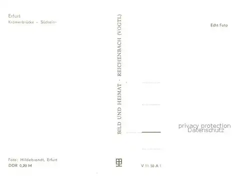 AK / Ansichtskarte Erfurt Kraemerbruecke Erfurt