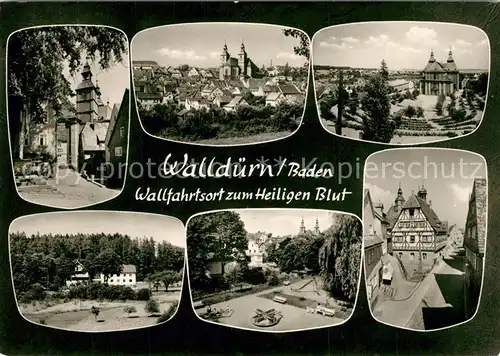 AK / Ansichtskarte Wallduern Wallfahrtskirche Park Fachwerkhaus Wallduern