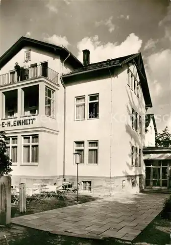 AK / Ansichtskarte Tabarz FDGB Erholungsheim Einheit Tabarz