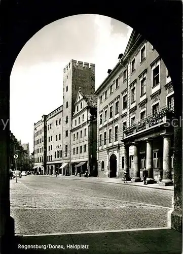 AK / Ansichtskarte Regensburg Haidplatz Regensburg