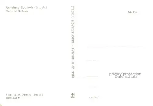 AK / Ansichtskarte Annaberg Buchholz_Erzgebirge Markt mit Rathaus Annaberg Buchholz