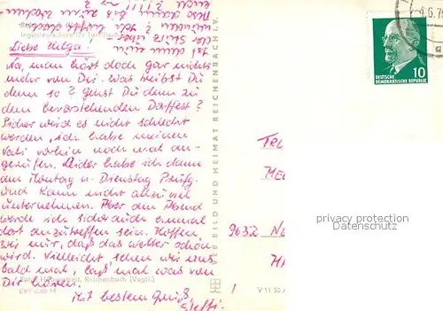 AK / Ansichtskarte Reichenbach_Vogtland Ingenieurschule fuer Textiltechnik Reichenbach_Vogtland