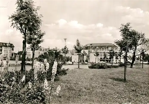 AK / Ansichtskarte Essen_Ruhr Stadtgarten mit Saalbau Essen_Ruhr