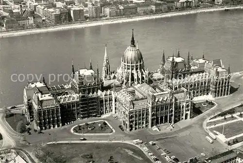 AK / Ansichtskarte Budapest Parlament Fliegeraufnahme Budapest