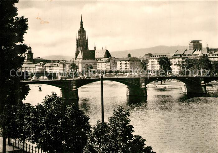 AK / Ansichtskarte Frankfurt_Main Stadtblick mit Dom ud