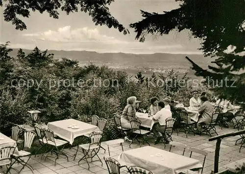 AK / Ansichtskarte Wiesbaden Cafe Restaurant Schlaeferskopf Wiesbaden