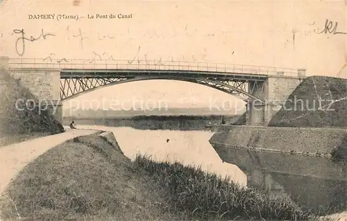 AK / Ansichtskarte Damery_Marne Pont du Canal Damery Marne