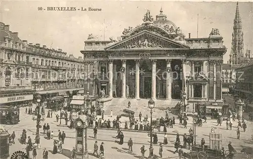 AK / Ansichtskarte Bruxelles_Bruessel La Bourse Bruxelles_Bruessel